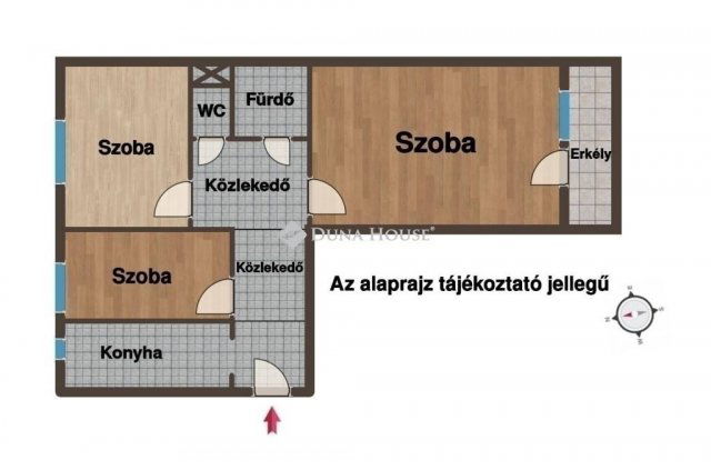 Eladó panellakás, Budapesten, XIX. kerületben 58 M Ft, 3 szobás