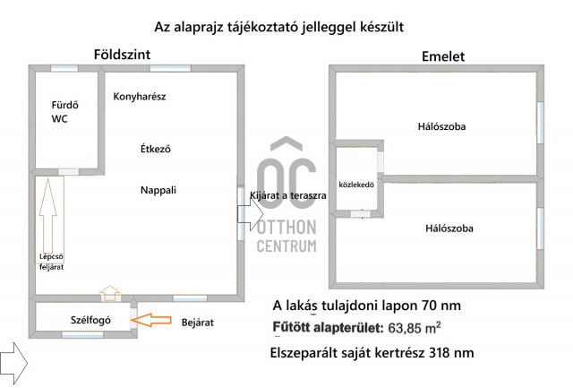 Eladó téglalakás, Szigethalmon, Fiumei utcában 44 M Ft, 3 szobás