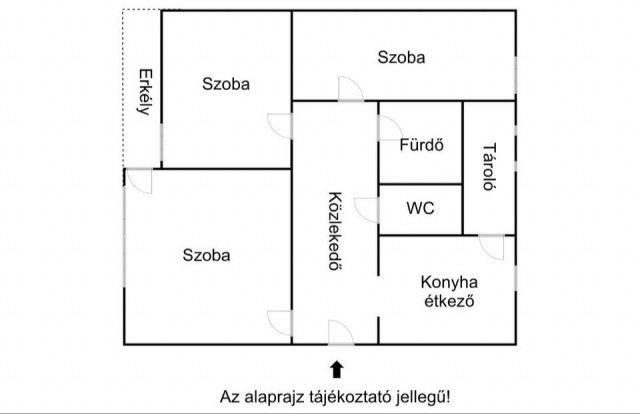Eladó téglalakás, Almásfüzitőn 41.5 M Ft, 2+1 szobás