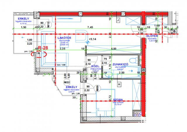 Eladó téglalakás, Szegeden 71.9 M Ft, 2 szobás