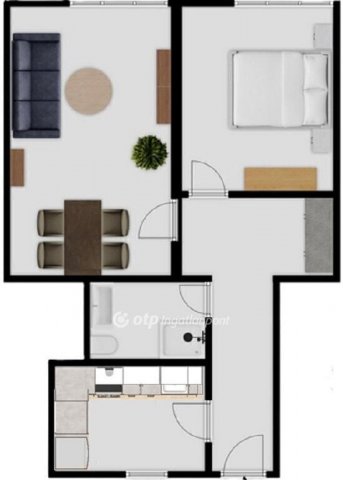 Eladó téglalakás, Debrecenben 63.5 M Ft, 2 szobás