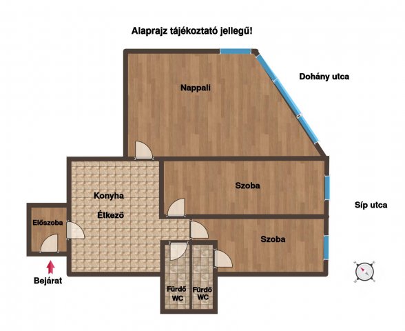 Eladó téglalakás, Budapesten, VII. kerületben, Dohány utcában