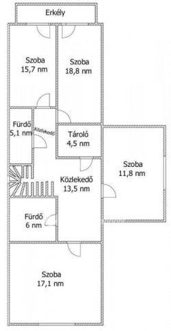 Eladó családi ház, Szigetszentmiklóson 149.999 M Ft, 5+1 szobás