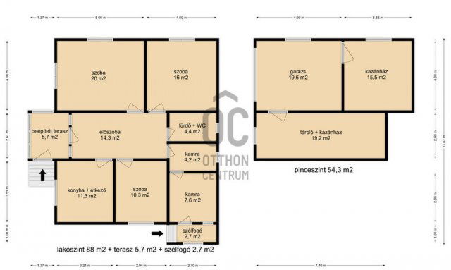 Eladó családi ház, Gutorföldén 24.99 M Ft, 3 szobás