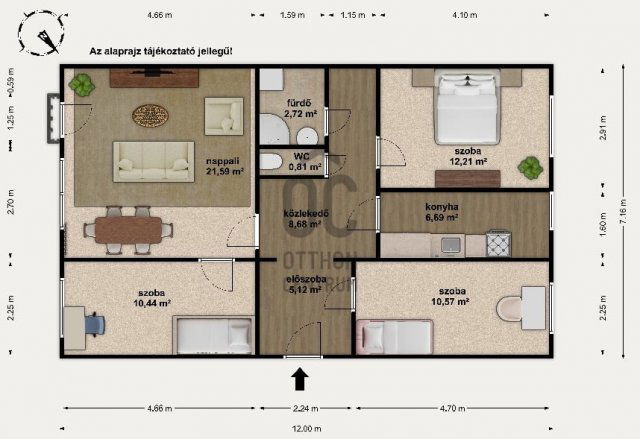 Eladó panellakás, Budapesten, III. kerületben 83.9 M Ft, 4 szobás