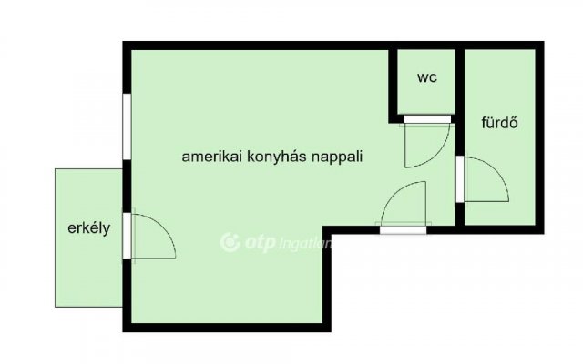 Eladó téglalakás, Budapesten, VI. kerületben 67 M Ft, 1 szobás