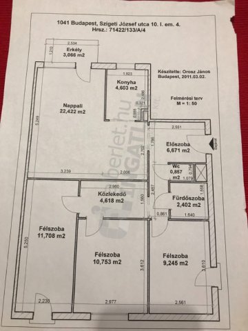 Eladó panellakás, IV. kerületben, Szigeti József utcában