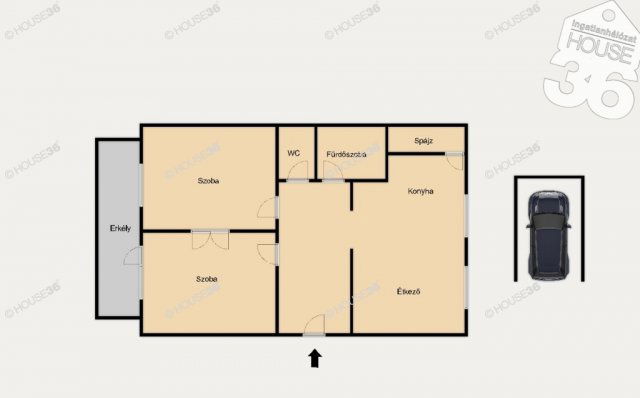 Kiadó téglalakás, albérlet, Kecskeméten 240 E Ft / hó