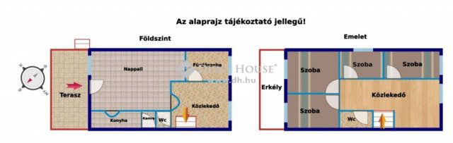 Eladó ikerház, Csóron 79.9 M Ft, 5 szobás / költözzbe.hu