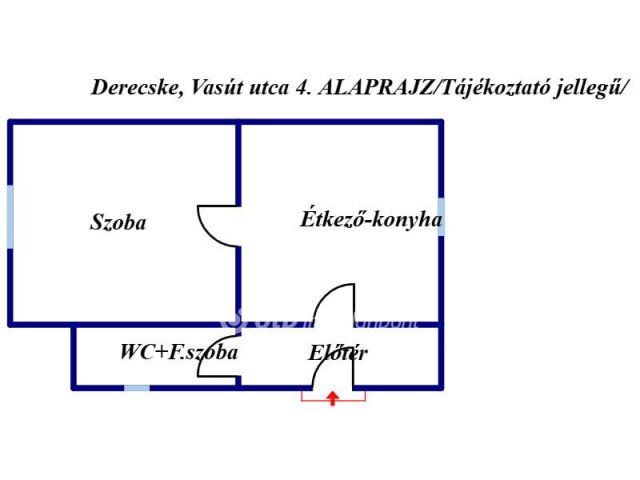 Eladó családi ház, Derecskén 11.8 M Ft, 1 szobás