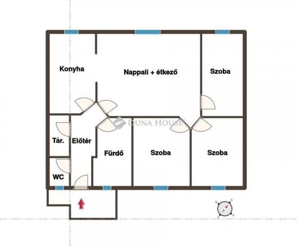 Eladó téglalakás, Kerekegyházán 59 M Ft, 4 szobás