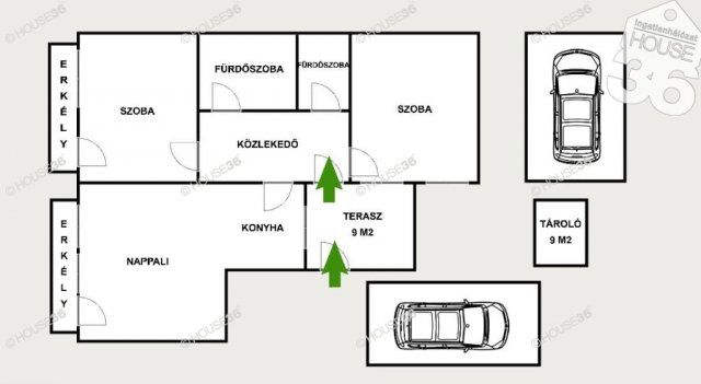 Kiadó téglalakás, albérlet, Kecskeméten 550 E Ft / hó