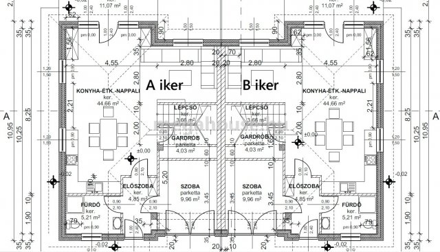 Eladó ikerház, Biatorbágyon 168.5 M Ft, 5+1 szobás