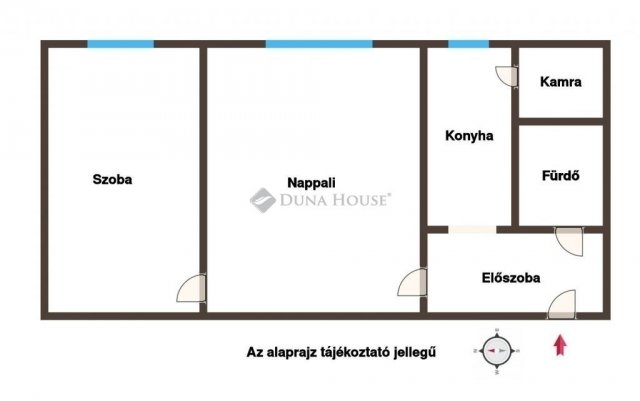 Eladó téglalakás, Budapesten, IV. kerületben 79.2 M Ft, 2 szobás