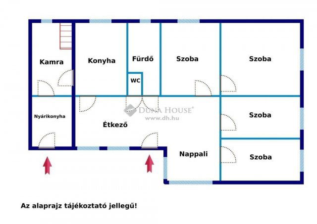 Eladó családi ház, Tiszakécskén 42.5 M Ft, 5 szobás