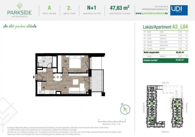 Eladó téglalakás, XIII. kerületben, Visegrádi utcában