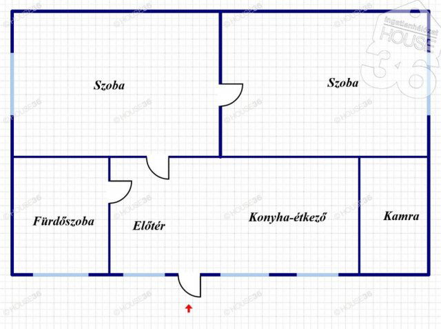 Eladó családi ház, Kunszálláson 34.9 M Ft, 2 szobás