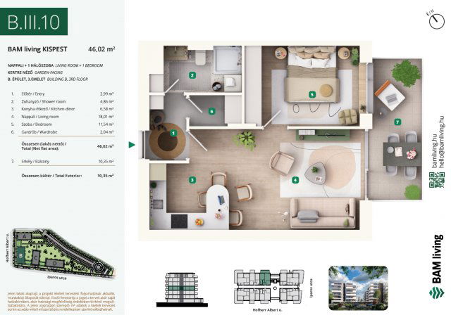 Eladó téglalakás, Budapesten, XIX. kerületben, Iparos utcában