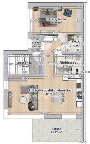 Eladó téglalakás, Budapesten, III. kerületben 136.9 M Ft
