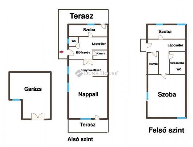 Eladó ikerház, Kistarcsán 129 M Ft, 4 szobás