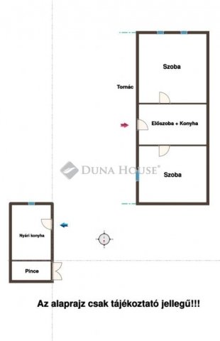 Eladó családi ház, Tápiószecsőn 23.9 M Ft, 2 szobás