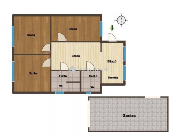 Eladó családi ház, Kecskeméten, Móra Ferenc utcában 79.9 M Ft