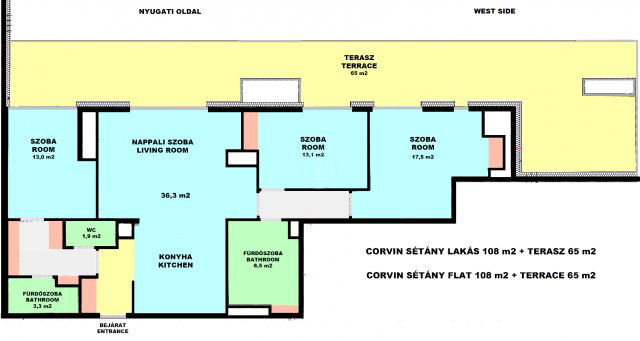 Kiadó iroda, Budapesten, VIII. kerületben, Corvin sétányon