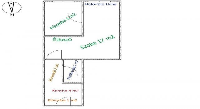 Eladó téglalakás, Budapesten, XIII. kerületben 53.9 M Ft