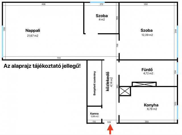 Eladó téglalakás, Budapesten, X. kerületben 54.9 M Ft