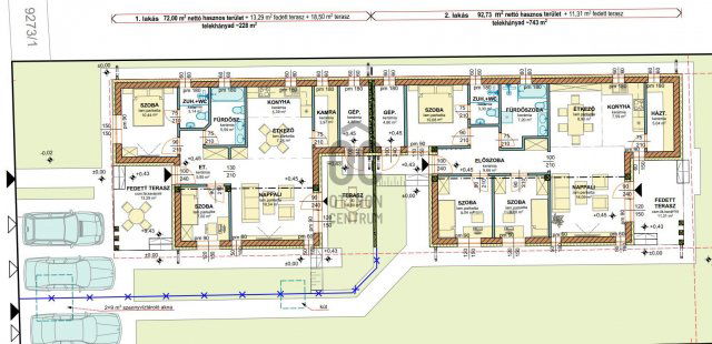 Eladó ikerház, Hajdúsámsonon 58.9 M Ft, 3 szobás