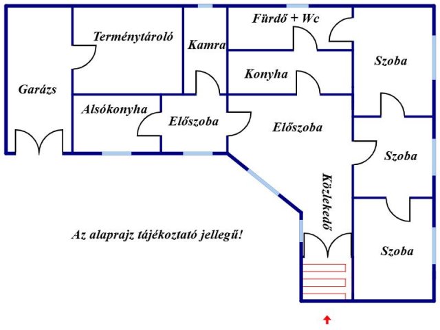 Eladó családi ház, Tiszasason 19.5 M Ft, 3 szobás