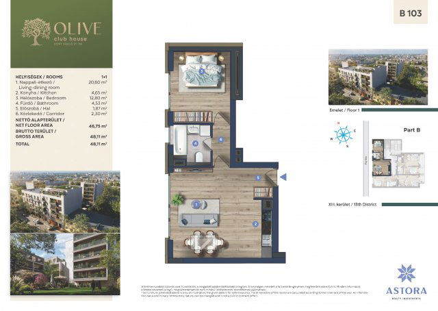 Eladó téglalakás, XIII. kerületben, Szent László úton