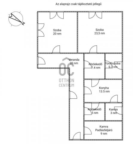 Eladó családi ház, Jászfelsőszentgyörgyön 26 M Ft, 2 szobás