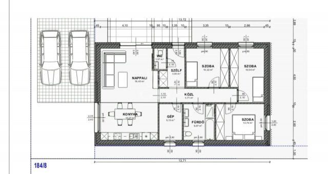 Eladó családi ház, Királyszentistvánon 66.5 M Ft, 3 szobás