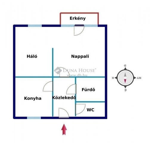 Eladó téglalakás, Kecskeméten 25.7 M Ft, 1 szobás