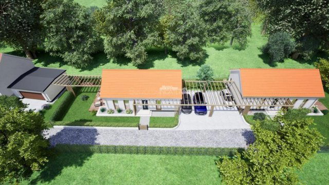 Eladó ikerház, Gyöngyösfaluban 65.99 M Ft, 3 szobás