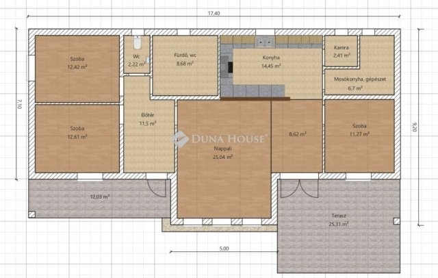 Eladó ikerház, Erdőkertesen 89 M Ft, 4 szobás