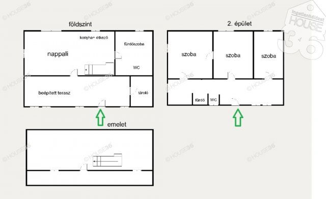 Eladó családi ház, Szentkirályon 45 M Ft, 5 szobás