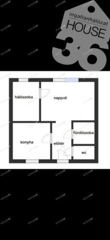 Eladó téglalakás, Kecskeméten 33.5 M Ft, 2 szobás