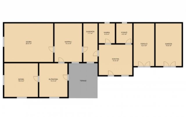 Eladó családi ház, Nagyúton 14.9 M Ft, 4 szobás