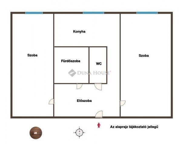 Eladó panellakás, Kecskeméten 47.4 M Ft, 2 szobás