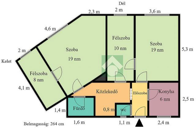 Kiadó iroda, Budapesten, IV. kerületben 350 E Ft / hó, 2+2 szobás