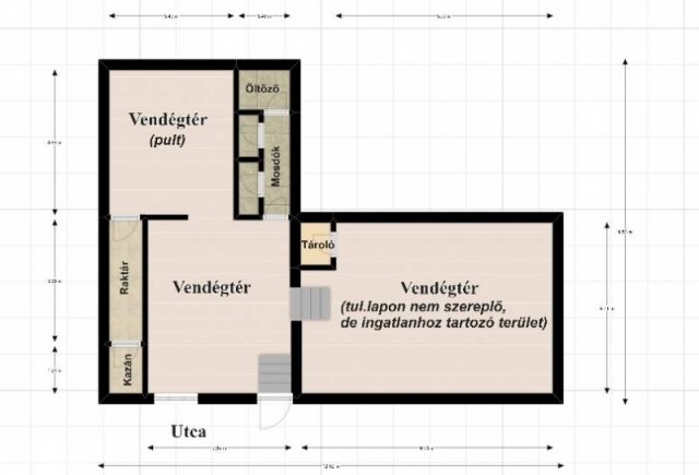 Eladó üzlethelyiség, Budapesten, VII. kerületben 49.9 M Ft