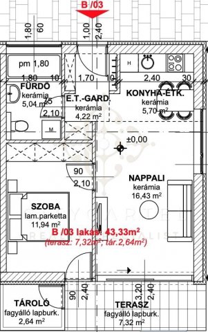 Eladó téglalakás, Balatonlelleén 59.99 M Ft, 2 szobás