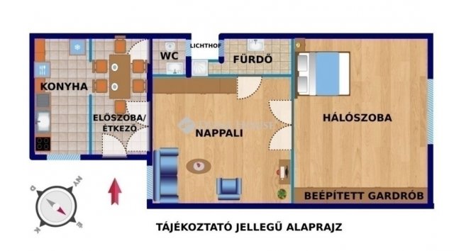 Eladó téglalakás, Budapesten, VII. kerületben 84.9 M Ft
