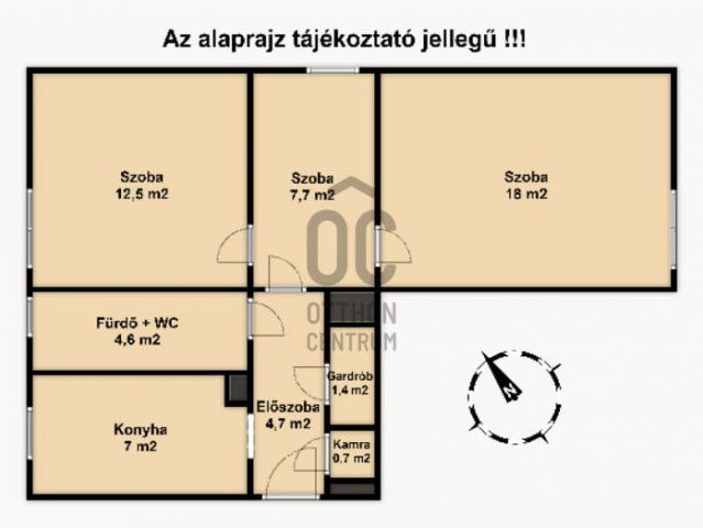 Eladó téglalakás, Budapesten, XIV. kerületben 70 M Ft, 3 szobás