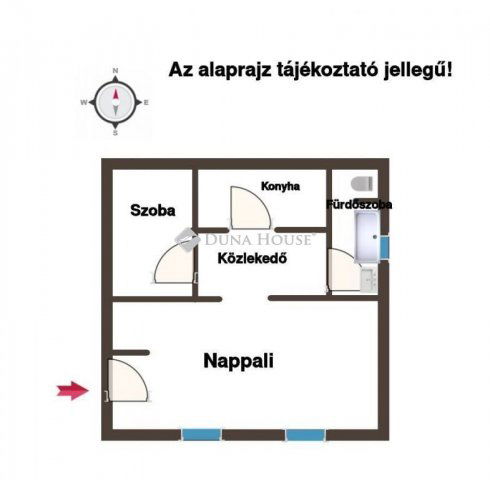 Eladó téglalakás, Marcaliban 29.9 M Ft, 2 szobás