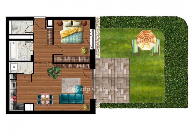 Eladó téglalakás, Dunaföldváron 65.23 M Ft, 2 szobás