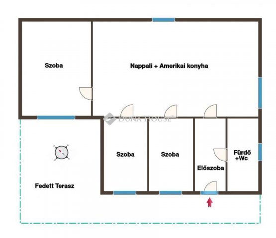 Eladó családi ház, Pócsmegyeren 42 M Ft, 2+2 szobás