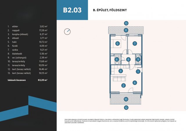 Eladó téglalakás, Vámosszabadin 70.75 M Ft, 1+2 szobás